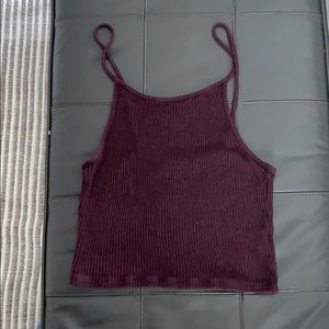 Burgundy Brandy Tank Top